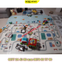 Сгъваемо детско килимче за игра, топлоизолиращо 180x200x1cm - Трафик + Джунгла- КОД 4141, снимка 8