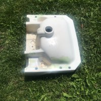 Керамична бяла мивка за баня 50х40см с дефект , снимка 10 - Мивки - 41717731