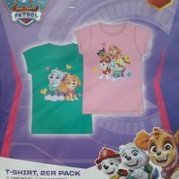 Блуза за момиче Пес Патрул - комплект от 2 броя, снимка 2 - Детски тениски и потници - 40367036