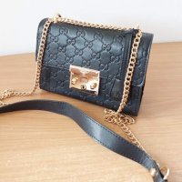 Луксозна Черна чанта  код AF100, снимка 3 - Чанти - 39229762