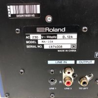 ROLAND Edirol MA-10A Monitor Studio Speakers - Active, снимка 11 - Тонколони - 35667047
