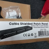 Intellinet Cat6a 24 port пач панел , снимка 1 - Мрежови адаптери - 41792194