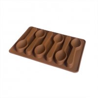 2466 Силиконова форма за шоколадови лъжички, снимка 3 - Форми - 34457580