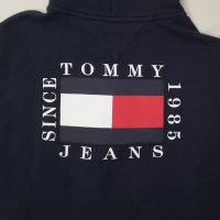 Tommy Jeans Logo Sweatshirt оригинално горнище XL памучен суичър, снимка 7 - Суичъри - 38613710