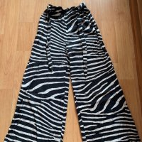 H&M широк памучен панталон, XS, снимка 1 - Панталони - 41140299