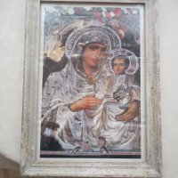 Икона Света Богородица в рамка, снимка 3 - Икони - 40215232