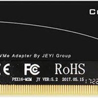 JEYI Cool Swift NVME M.2 X16 PCI-E прахоустойчива Riser карта 2280, снимка 2 - Друга електроника - 41464292