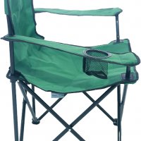 Столове за къмпинг, 2 броя, рибарски столове, тъмнозелени, снимка 3 - Къмпинг мебели - 34705779