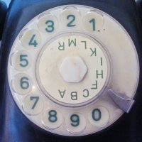 Стар телефон от бакелит, снимка 2 - Антикварни и старинни предмети - 38655149
