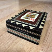 Дървена кутия, снимка 7 - Карти за игра - 39419126