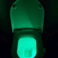 LED лампа за баня или тоалетна чиния с 8 цвята , снимка 9 - Други - 42457282