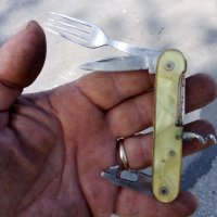 Старо българско джобно ножче , снимка 3 - Антикварни и старинни предмети - 42448071