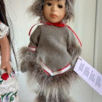Порцеланови кукли, мексиканка и ескимос. , снимка 2 - Кукли - 42256242