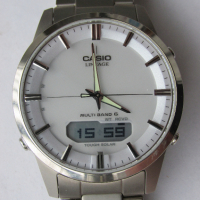 Casio LCW-M170T LINEAGE MULTI BAND 6 TITANIUM Касио титаниев ръчен часовник, снимка 3 - Мъжки - 44673493