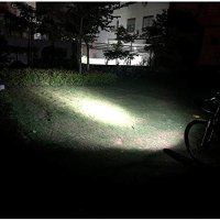 USB Мощен фар, акумулаторна светлина за велосипед + задна светлина за велосипед, снимка 4 - Аксесоари за велосипеди - 41476291