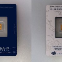 Златно кюлче PAMP 1/100 oz 2020, снимка 1 - Други ценни предмети - 35786799