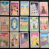 Чаровни и забавни таро карти: Golden Girls Tarot & Food Fortunes Tarot, снимка 14 - Карти за игра - 34167358