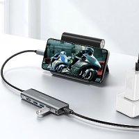 CableCreation USB-C Hub 4K 60Hz 5-в-1 USB C многопортов адаптер с HDMI и 3 USB 3.0 порта 100W мощнос, снимка 9 - Лаптоп аксесоари - 41717324