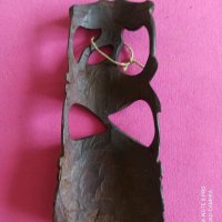 африканска дървена маска , снимка 3 - Статуетки - 41408416