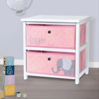 Красив шкаф за детска стая с чекмеджета на марката Home Styling Collection, снимка 7 - Мебели за детската стая - 42351538