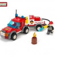 Конструктор Fire truck Пожарен камион Gudi 9208, снимка 2 - Конструктори - 36183944