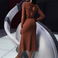 Нова рокля рипс XS/S размер, снимка 3 - Рокли - 40276146