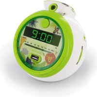 Metronic Radio Alarm Clock for Kids jungle , Детски Радиочасовник с прожекция на час, снимка 1 - Други - 41266211