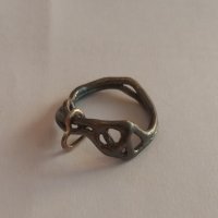 Сребърен пръстен, снимка 1 - Пръстени - 44329774