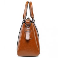 Дамска чанта Естествена кожа L.Brown 992, снимка 7 - Чанти - 40585002