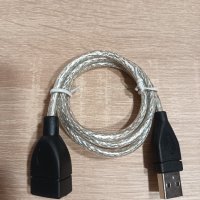 Кабел USB M - USB F, снимка 2 - Кабели и адаптери - 38782732