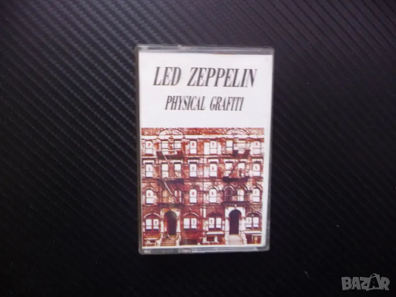 Led Zeppelin Physical Grafiti Лед Цепелин рок музика касетка, снимка 1