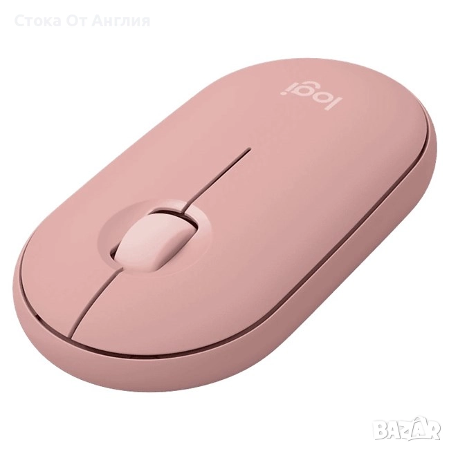 Безжична мишка Logitech Pebble 2 M350S, розов - 910-007014, снимка 1