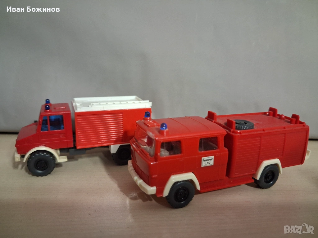 Пожарни камиончета,1:87 Wiking., снимка 1