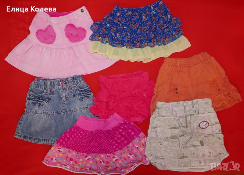 Поли 104 см лот, дънкова пола, снимка 1