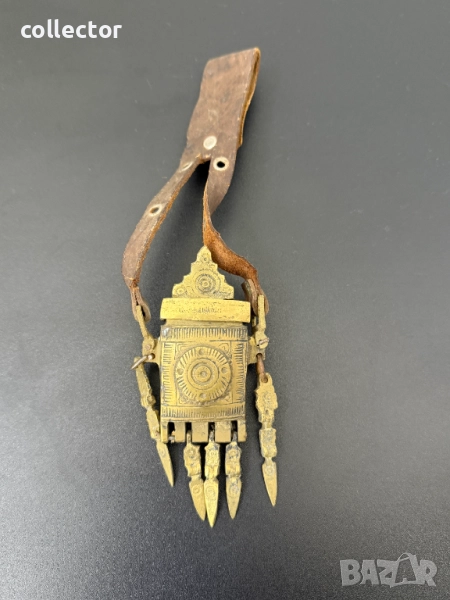 Бронзова кутийка за евзи / кабзи. №7533, снимка 1