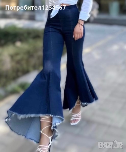 Клоширани дънки Zara, снимка 1