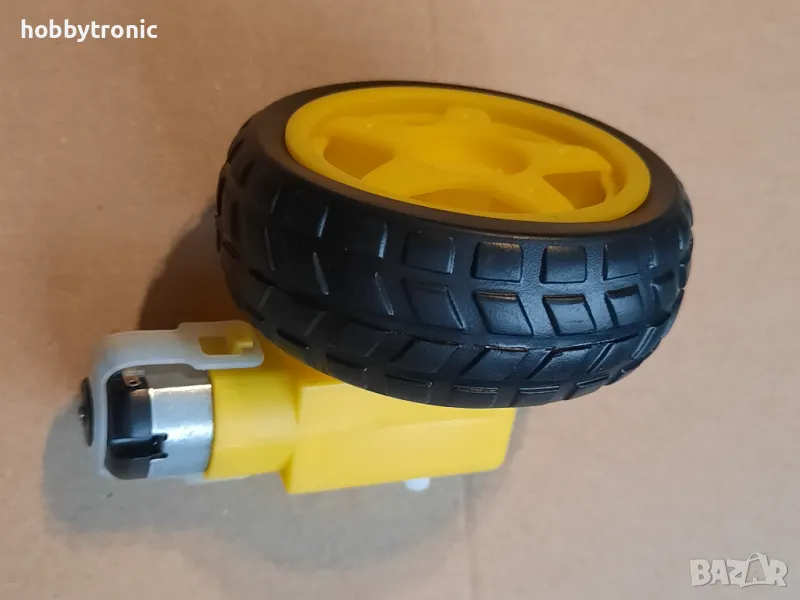 Двигател и колело за автомодел, arduino проект, снимка 1