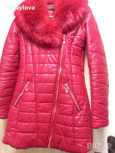  Елегантно палто / яке с пух, снимка 1