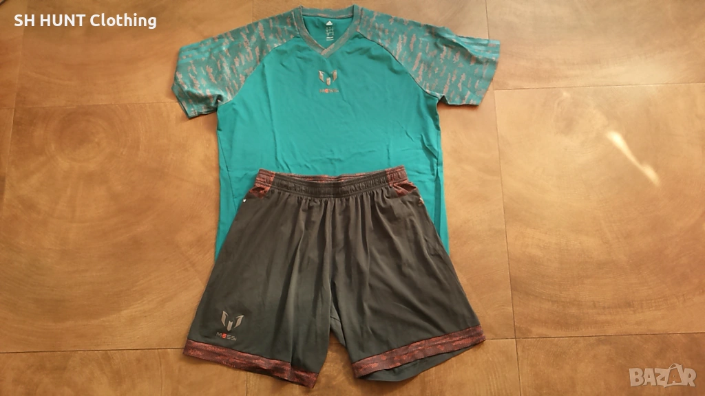 ADIDAS MESSI размер L екип тениска и къси панталони 14-40, снимка 1