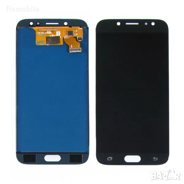Дисплей за SAMSUNG J730 Galaxy J7 (2017) с черен тъчскрийн, с регулируема подсветка IPS, снимка 1
