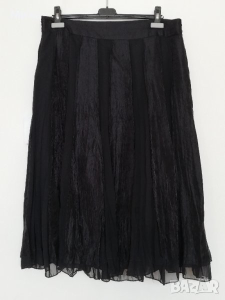 Черна официална пола размер 46, снимка 1