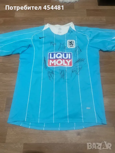Nike Munchen 1860 jersey 04/05 с автографи, снимка 1