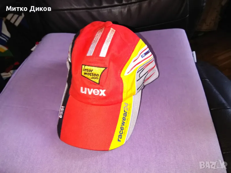 Uvex Kennet Heyer бейзболна шапка автомобилни спортове регулируема нова, снимка 1