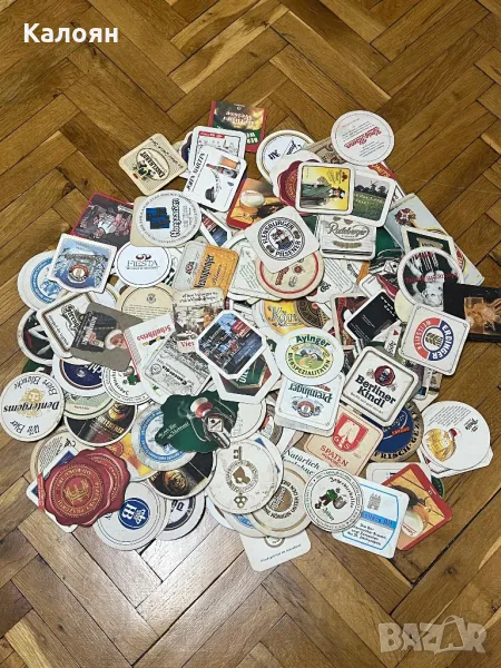 Колекция винтидж подложки за бира предимно немски, снимка 1