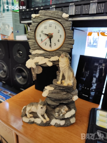 🕒 Часовник "Вълк на скалите" Работещ с батерии. В отлично състояние., снимка 1