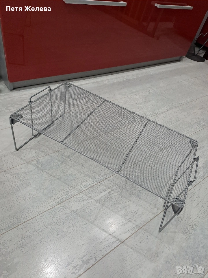 Универсален кухненски рафт ZELLER -57/30/16см (сребрист), снимка 1