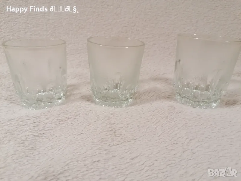 3 стъклени  чаши , снимка 1