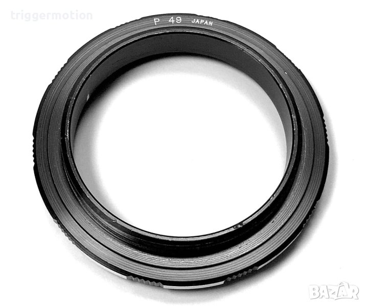 49mm към М42 Макро Реверсивен Адаптер 49mm - М42 Reversing Adapter 49mm Macro Reversing Ring, снимка 1