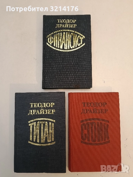 Трилогия на желанието: Финансист / Титан / Стоик - Теодор Драйзер , снимка 1