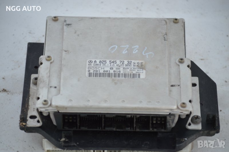 Компютър двигател ECU за Mercedes Benz C Class W202, A 025 545 72 32, BOSCH, 0 281 001 816, снимка 1
